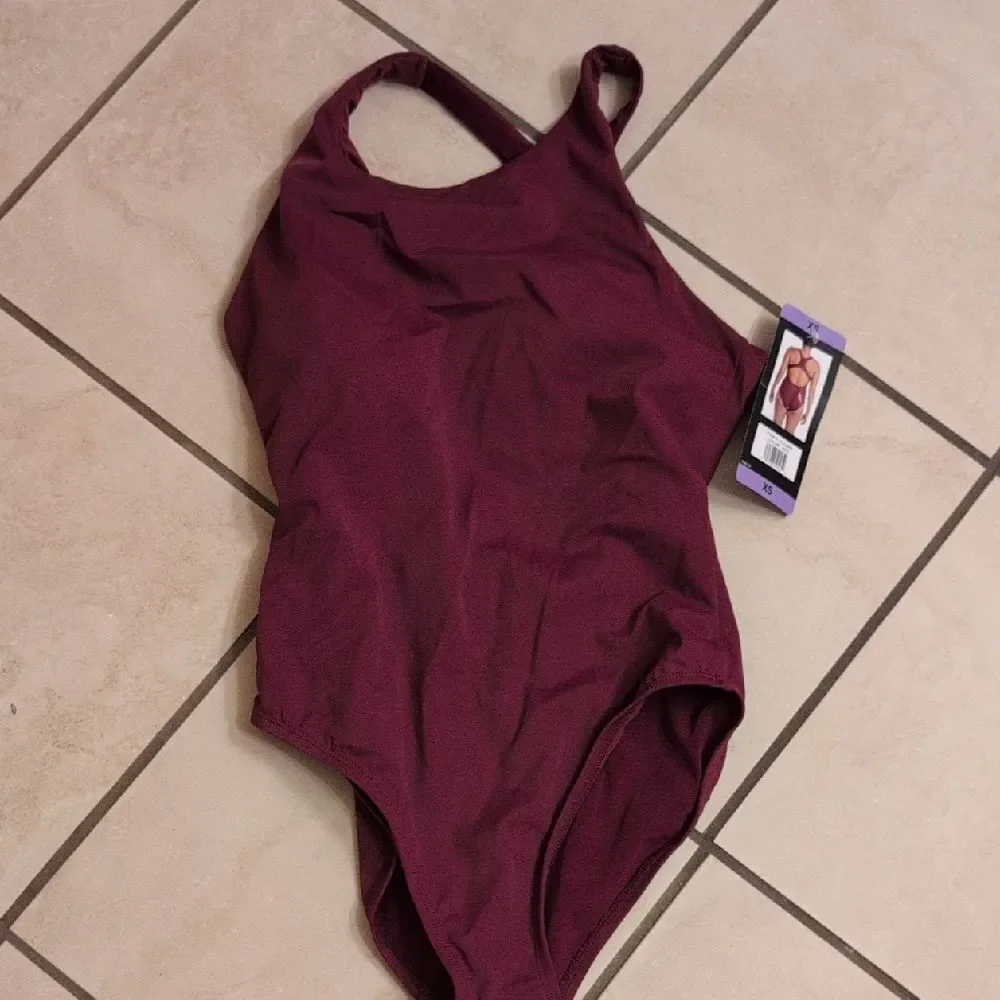 NEW TYR One Piece Swimsuit Wine Purple Red Color Size XS